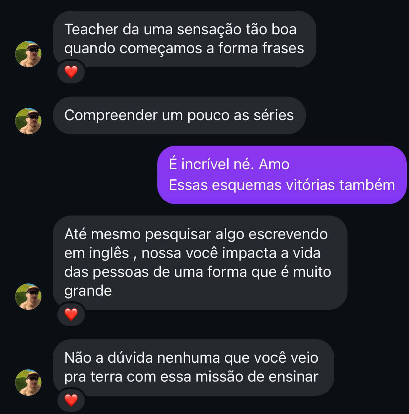 Depoimentos Ingles para Desesperados