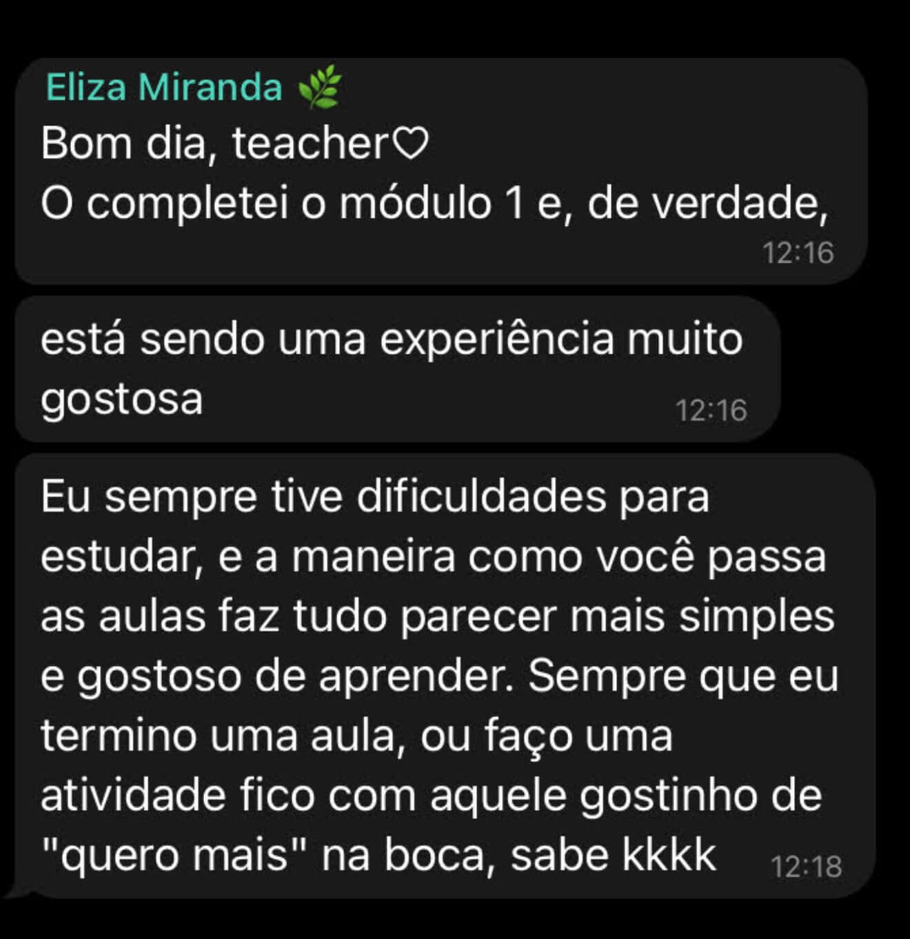 Depoimentos Ingles para Desesperados